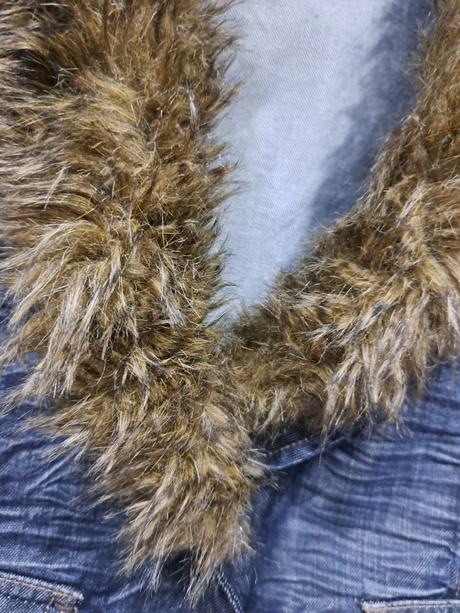 Dámska riflova vesta, m