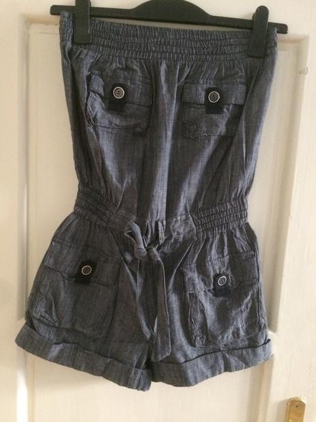 Letný šortkový overal, s