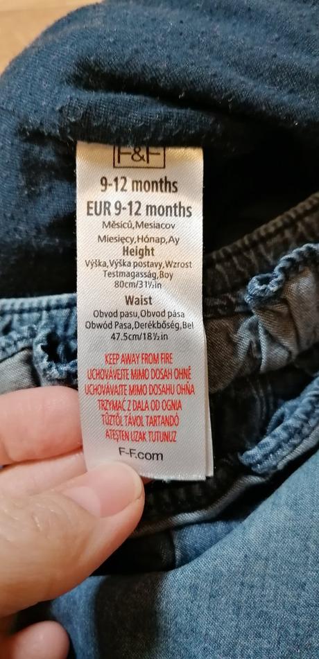 Úžasne pohodlné zateplené rifliky, f&f,80