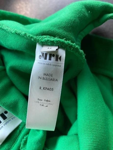 Maison rabih kayrouz green set nohavice a top, s