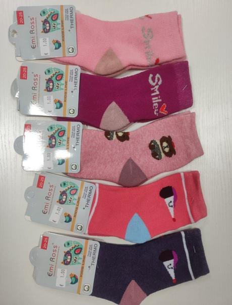 Dievčenské hrubé ponožky, 20 / 21 / 22 / 23 / 24