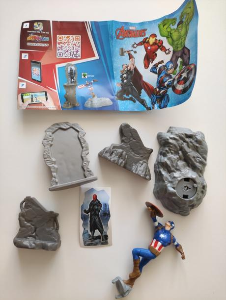 Captain amerika z maxi kinder,