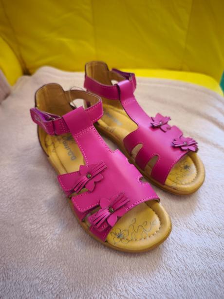D.d.step sandalky dark pink, d.d.step,32 / 34 / 35 / 37