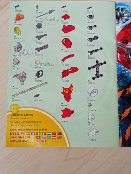 3 x lego hero factory 2192, 6293 a 6216, 