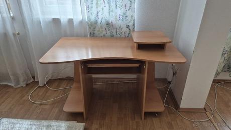 Počítačový stolík buk, 