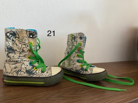 Topánky plátenky, 21