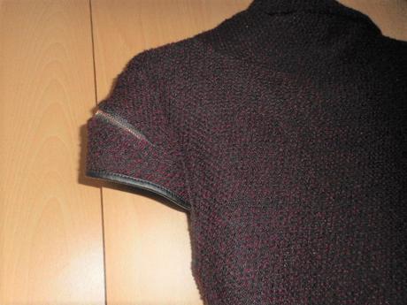 Šaty- veľ. s -čierno-bordové, s