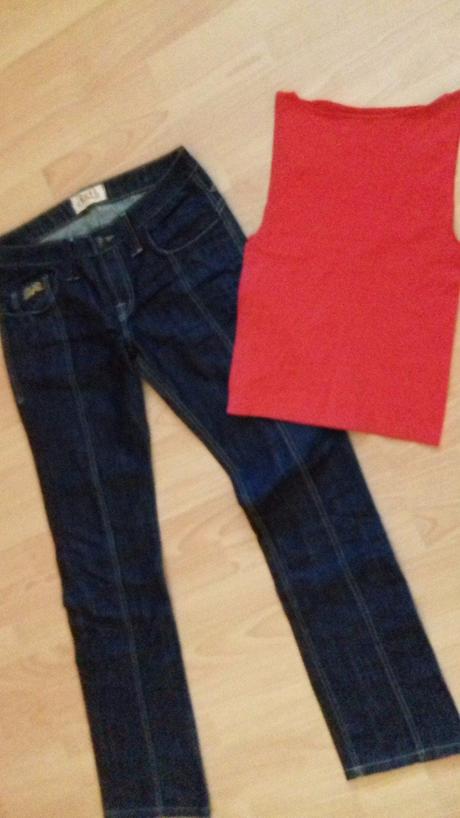 Rifle (dv)+tricko, denim,l