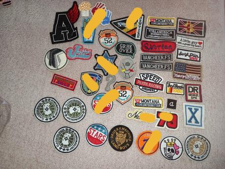 Našivky 0,10 eur/ks, 