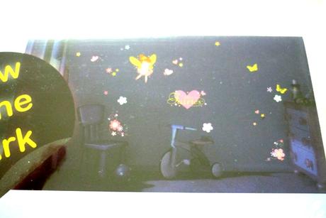 Nálepky fairies - svietia v tme,