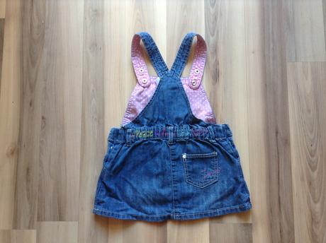 Rifľové šaty hello kitty, 80/86, 9-12-18m, h&m,80