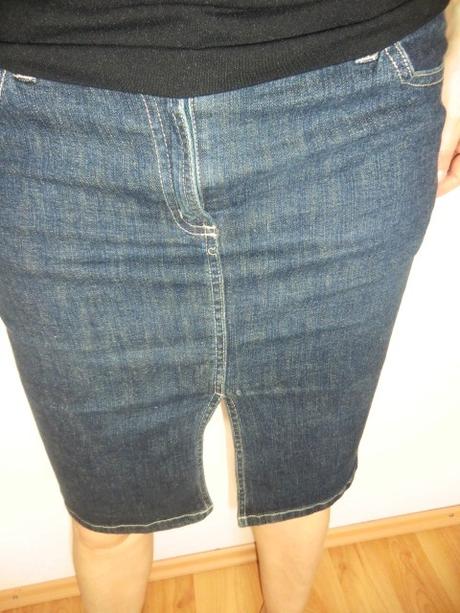 Riflová mini sukňa vel 36/38, h&m,38