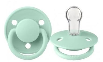 Bibs cumlík silikónový de lux nordic mint 0-36m, 1, bibs