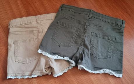 Riflové kraťase, h&m,128