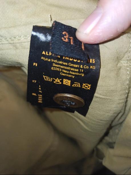 Nohavice alpha industries, m