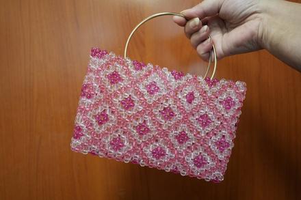 Kabelka pink shapes, 