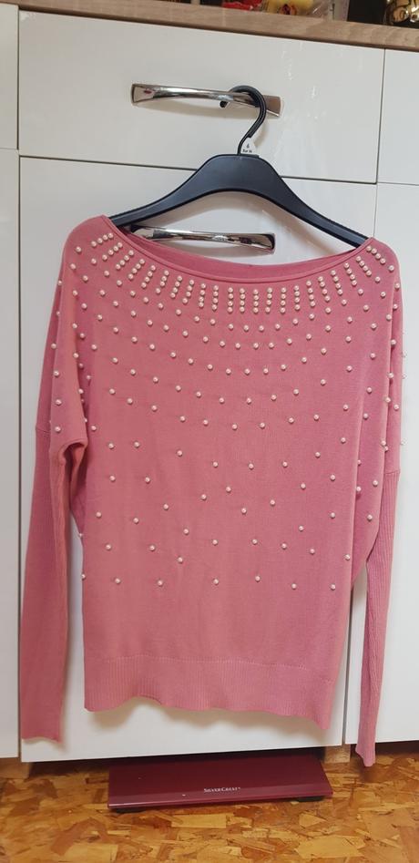 Svetrik s perličkami, orsay,s