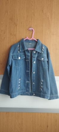 Krásna riflová bundička s baletkou, 140