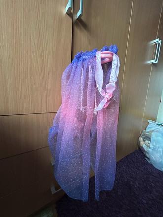 Baldachýn so zvonkohrou na postieľku pre bábiku,