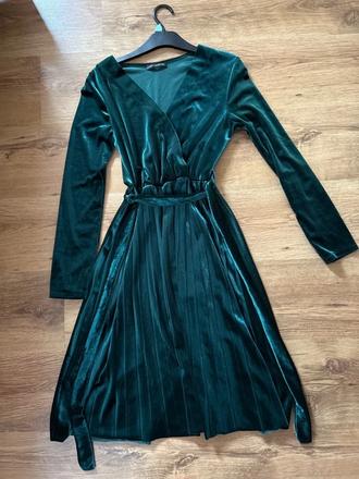 2x oblečené velúrové šaty new collection, new look,m