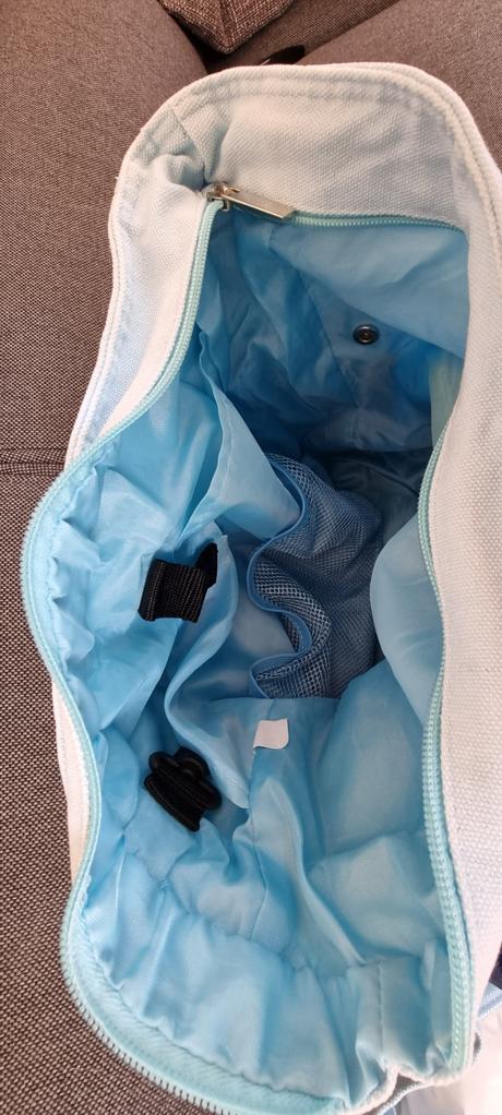 Taška na cestu + prebaľovacia taška,