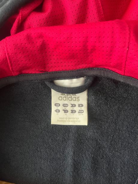 Tmavo modrá mikina, adidas,m