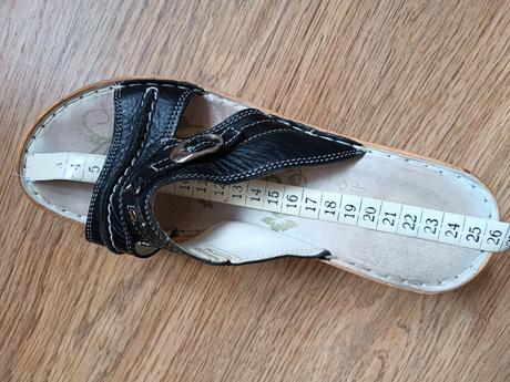 Dámske kožené vsuvky, 39