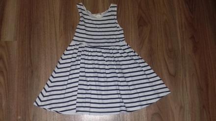 Prúžkované šaty 98/104, h&m,98