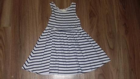 Prúžkované šaty 98/104, h&m,98
