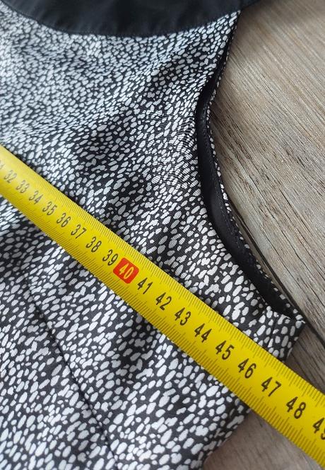 Čierno biele letné šaty, h&m,38