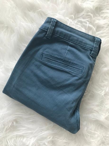 Elegantné modré nohavice, terranova,32