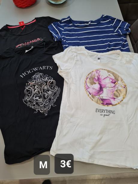 Tričká nove m alebo min nosené, m