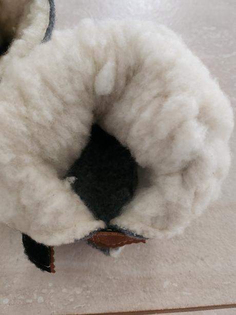 Kapce z ovčej vlny, 14cm, 21