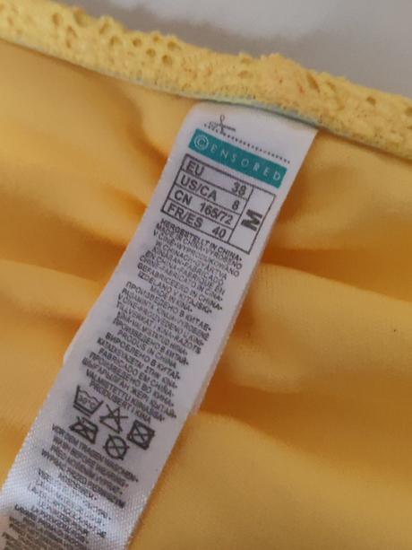 Plavky žlté, new yorker,m