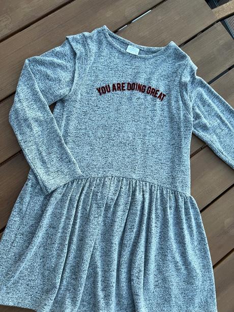 Jemné sivé padavé šatky zara 134cm, zara,134