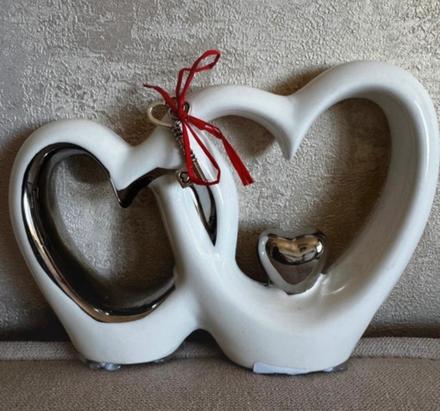 Elegantná dekorácia srdiečok moderný dizajn,