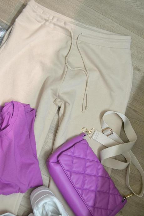 Pružné teplejšie tepláky m/l, m