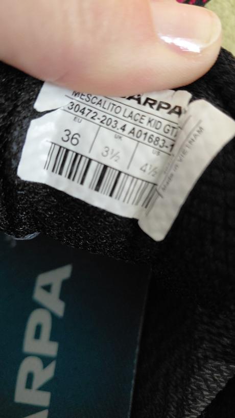 Dievčenské turisticke topánky, veľ.36, scarpa,36