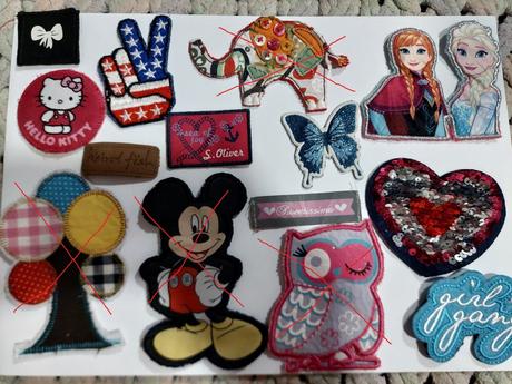 Nášivky stredné veľké, 