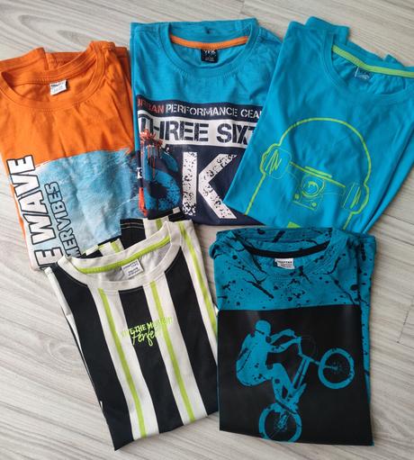 5 x trička, kik,170