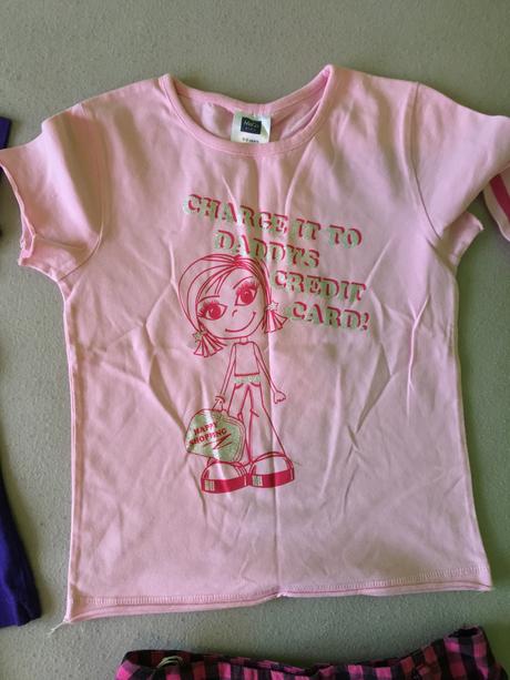 Tričká,sukne,plavky-balíček na leto č.128, 122–134