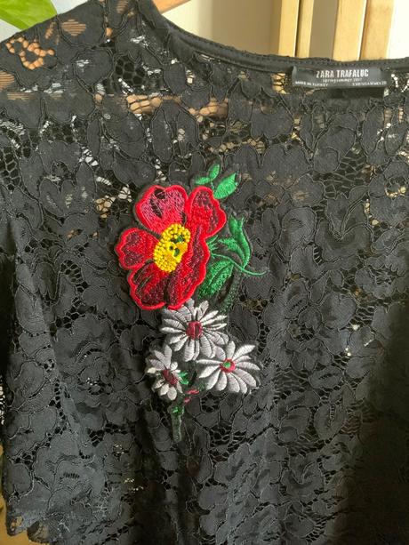 Čierne krajkovane cipkovane šaty zara, zara,m