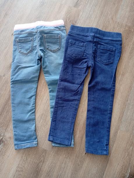 Manchestrové nohavice plus rifle, f&f,98