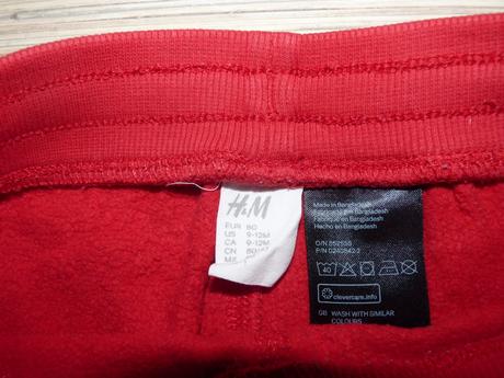 Cervene teplaciky,hm,80, h&m,80