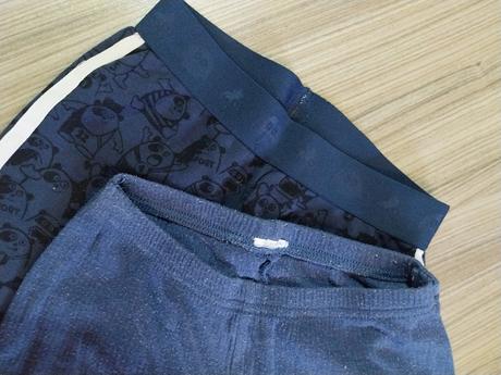 2x pyzamkove nohavice, 128