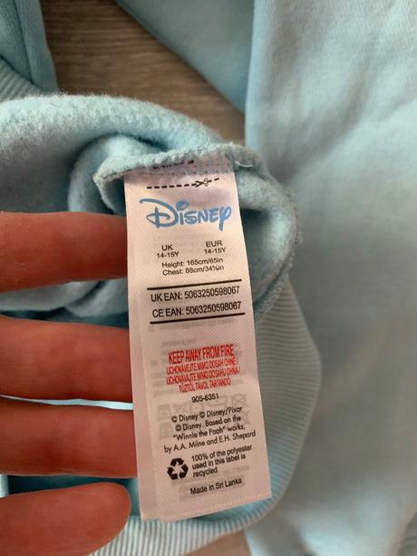 Nová nenosená mikina c&a stich 164, c&a,164