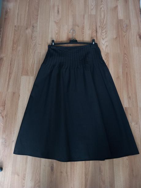 Čierna midi sukňa mango 38/40/m, mango,m