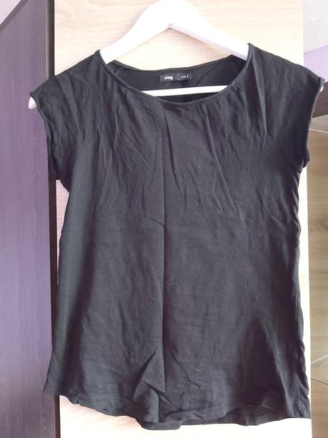 Čierne tričko., sinsay,s