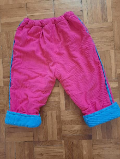 Dievčenské zateplené nohavice, 104