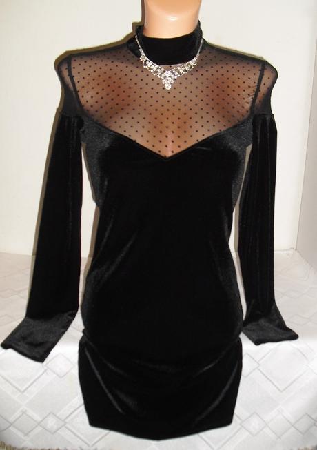 Bershka luxusne zamatove saty, bershka,xs